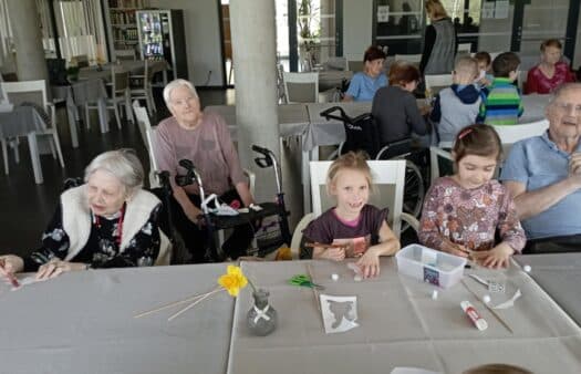 Velikonoční mezigenerační setkání v SeniorCentru Štěrboholy
